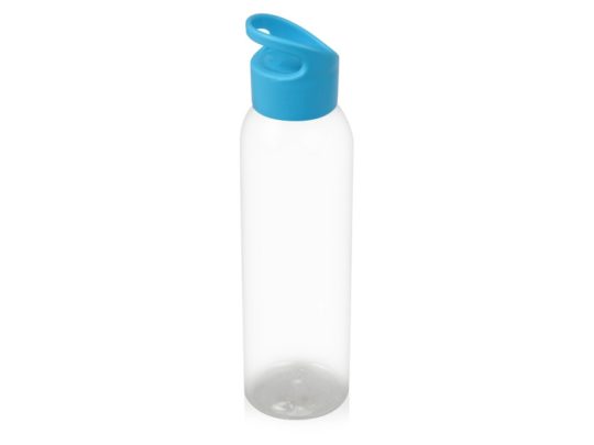 Бутылка для воды Plain 630 мл, прозрачный/голубой, арт. 025053603