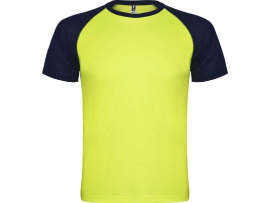 Спортивная футболка Indianapolis детская, неоновый желтый/нэйви (4), арт. 024998503