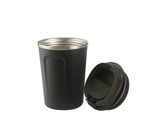 Термокружка CAFÉ COMPACT, 380 мл, черный, арт. 025056403