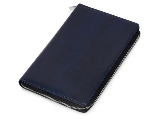 Бизнес-блокнот на молнии А5 Fabrizio с RFID защитой и ручкой, синий, арт. 025175003