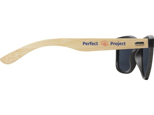 Sun Ray очки с бамбуковой оправой, черный, арт. 025109403