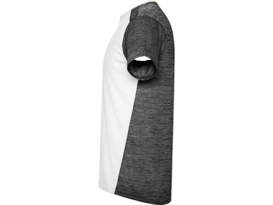 Спортивная футболка Zolder мужская, белый/черный меланж (S), арт. 024982103