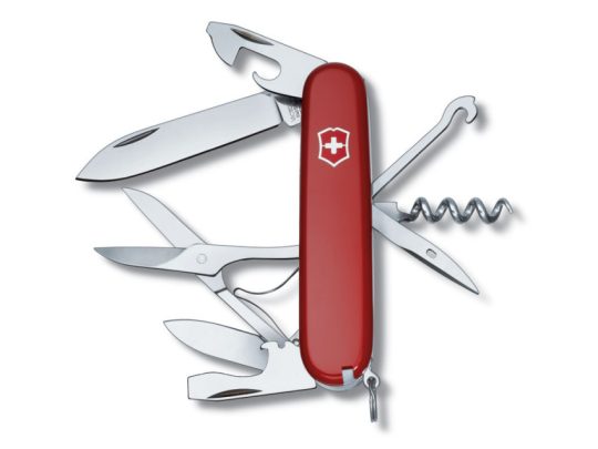 Нож перочинный VICTORINOX Climber, 91 мм, 14 функций, красный, арт. 025249403