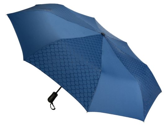 Зонт-полуавтомат складной Marvy с проявляющимся рисунком, синий, арт. 024946203