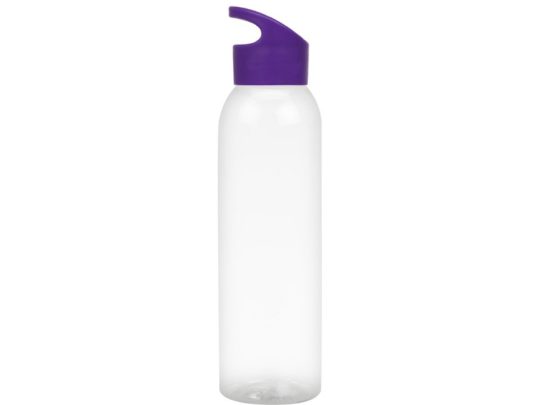 Бутылка для воды Plain 630 мл, прозрачный/фиолетовый, арт. 025053703