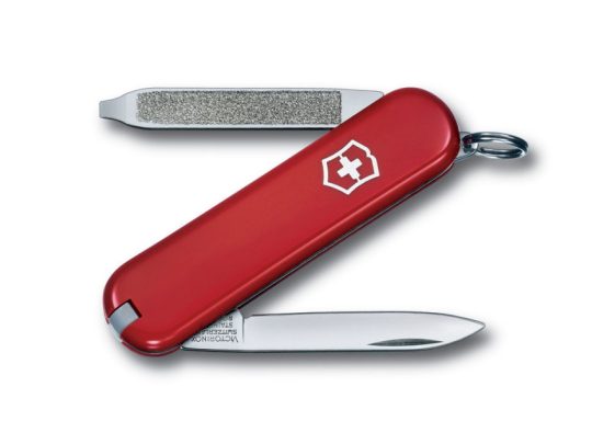 Нож-брелок VICTORINOX Escort, 58 мм, 6 функций, красный, арт. 025253103