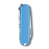 Нож-брелок VICTORINOX Classic SD Colors Summer Rain, 58 мм, 7 функций, голубой, арт. 025252303