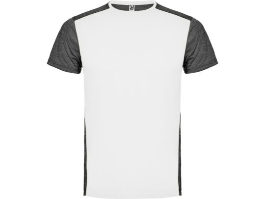 Спортивная футболка Zolder мужская, белый/черный меланж (2XL), арт. 024982503