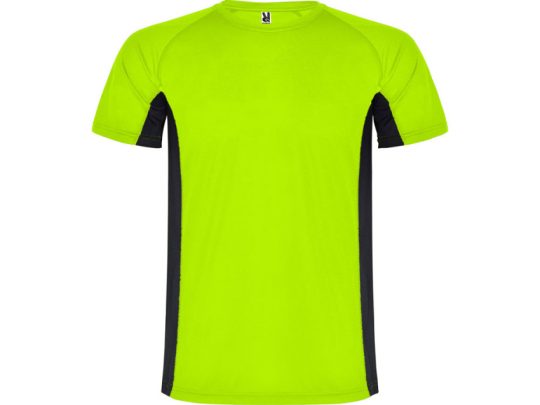 Спортивная футболка Shanghai детская, неоновый зеленый/черный (12), арт. 024980803