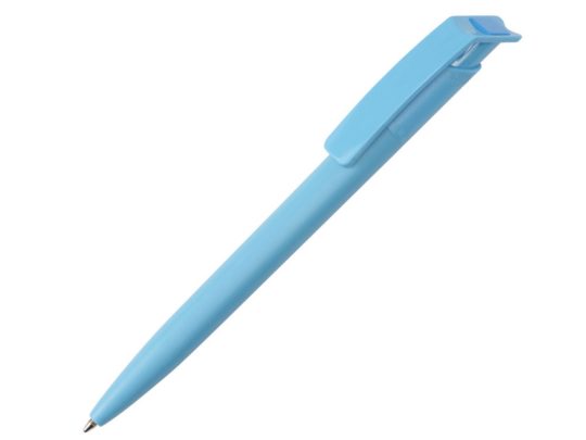 Шариковая ручка из переработанного rPET материала RECYCLED PET PEN F, матовая, голубой, арт. 024947303