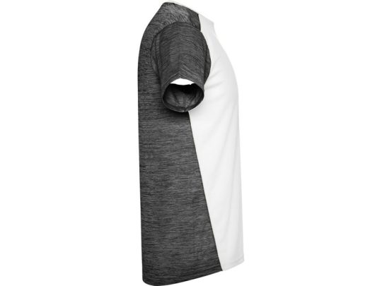 Спортивная футболка Zolder мужская, белый/черный меланж (2XL), арт. 024982503