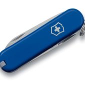 Нож-брелок VICTORINOX Classic SD, 58 мм, 7 функций, синий, арт. 025253503