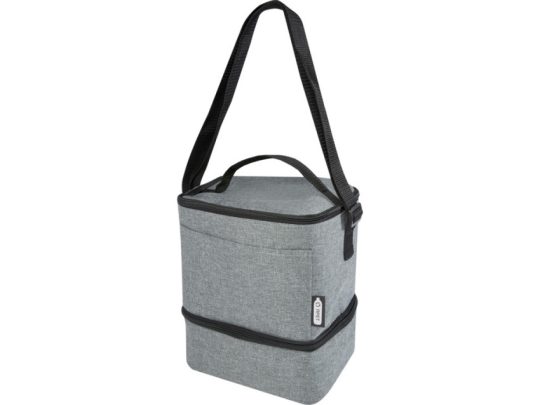 Tundra, сумка-холодильник из переработанного PET-пластика, для обеда, на 9 банок, серый яркий, арт. 025059003