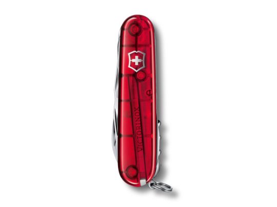 Нож перочинный VICTORINOX Huntsman, 91 мм, 15 функций, полупрозрачный красный, арт. 025248603