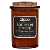 Ароматизированная свеча ZIPPO Bourbon & Spice, воск/хлопок/кора древесины/стекло, 70×100 мм, арт. 025086603