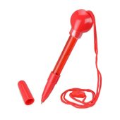 Ручка шариковая с емкостью для мыльных пузырей, красный (Р), арт. 025088203