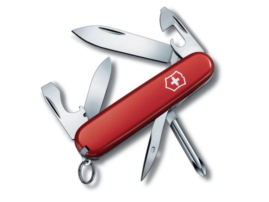 Нож перочинный VICTORINOX Tinker Small, 84 мм, 12 функций, красный, арт. 025251203