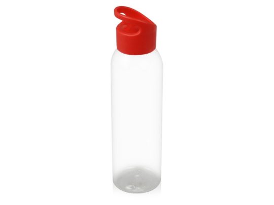 Бутылка для воды Plain 630 мл, прозрачный/красный, арт. 025053403