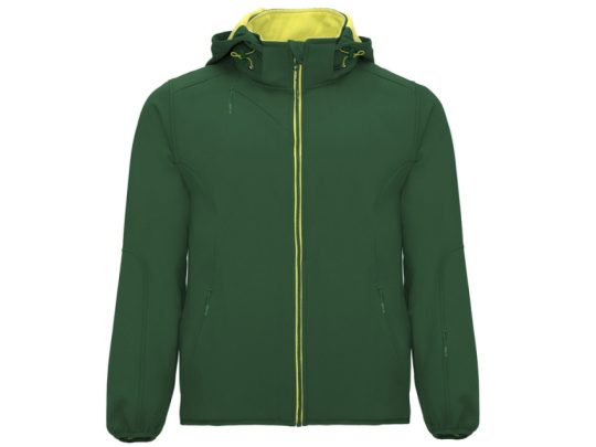 Куртка софтшелл Siberia мужская, бутылочный зеленый (M), арт. 025130003