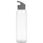 Бутылка для воды Plain 630 мл, прозрачный/серый, арт. 025053803