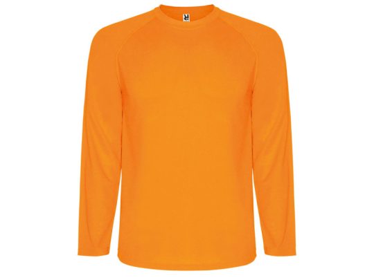 Футболка Montecarlo  мужская с длинным рукавом, неоновый оранжевый (S), арт. 025432503