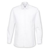 Рубашка мужская с длинным рукавом Collar, белая, размер 48; 188