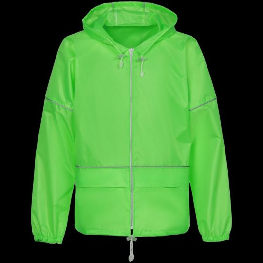 Дождевик со светоотражающими элементами Kivach Promo Blink, зеленое яблоко, размер XXL