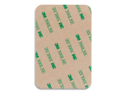 Чехол-картхолдер Favor на клеевой основе на телефон для пластиковых карт и и карт доступа, серый, арт. 025306803