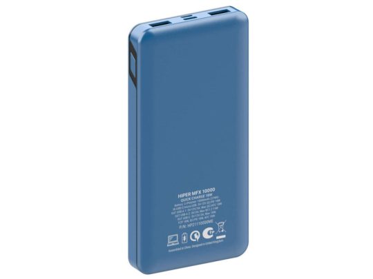Портативный внешний аккумулятор MFX 10000 Blue, арт. 025361303