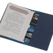 Обложка для паспорта с RFID защитой отделений для пластиковых карт Favor, синяя, арт. 025371403
