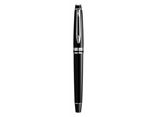 Ручка перьевая Waterman модель Expert в коробке, черная с серебр., арт. 025355203