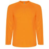 Футболка Montecarlo  мужская с длинным рукавом, неоновый оранжевый (2XL), арт. 025432803