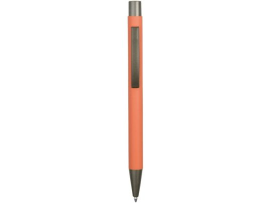 Ручка металлическая soft touch шариковая Tender, коралловый, арт. 025356303