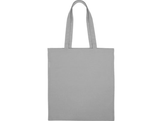 Сумка для шопинга Carryme 140 хлопковая, 140 г/м2, серый, арт. 025457403