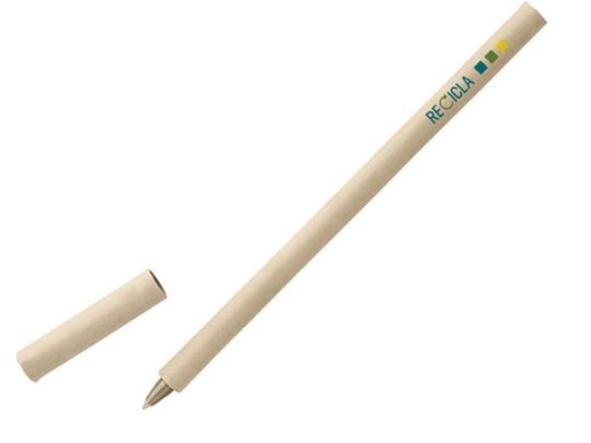 RECICLA. Шариковая ручка из крафт-бумаги, Натуральный светлый, арт. 025532903