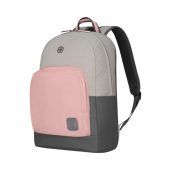 Рюкзак WENGER NEXT Crango 16, серый/розовый, переработанный ПЭТ/Полиэстер, 33х22х46 см, 27 л., арт. 025647503