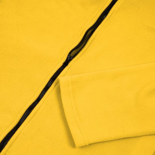 Куртка флисовая унисекс Manakin, желтая, размер XL/XXL