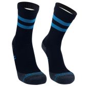 Водонепроницаемые носки Running Lite, черные с голубым, размер S