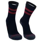 Водонепроницаемые носки Running Lite, черные с красным, размер M