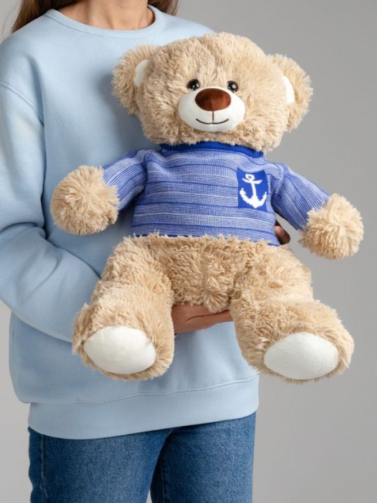 Плюшевый мишка Big Teddy в вязаном свитере на заказ