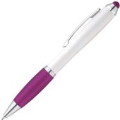 SANS BK.  Шариковая ручка с зажимом из металла, Пурпурный, арт. 025527503