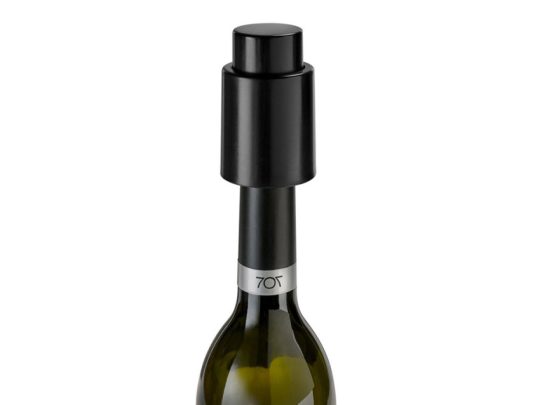 VERMENTINO. Пробка вакуумная для бутылки, Черный, арт. 025667403