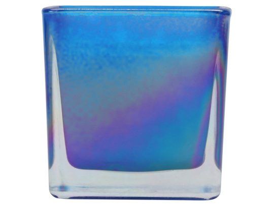 Свеча парафиновая парфюмированная в стекле Palo, синяя, арт. 025635903