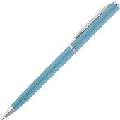 DEVIN. Шариковая ручка из волокон пшеничной соломы и ABS, Голубой, арт. 025553903