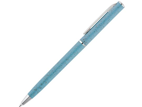 DEVIN. Шариковая ручка из волокон пшеничной соломы и ABS, Голубой, арт. 025553903