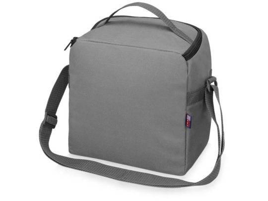 Изотермическая сумка-холодильник Classic c контрастной молнией, серый/черный, арт. 025635503