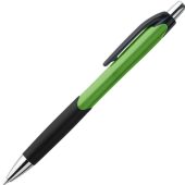 CARIBE. Шариковая ручка из ABS с противоскользящим покрытием, Светло-зеленый, арт. 025549303