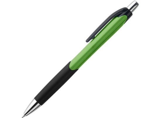CARIBE. Шариковая ручка из ABS с противоскользящим покрытием, Светло-зеленый, арт. 025549303
