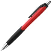 CARIBE. Шариковая ручка из ABS с противоскользящим покрытием, Красный, арт. 025549003