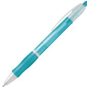 SLIM. Шариковая ручка с противоскользящим покрытием, Голубой, арт. 025531203
